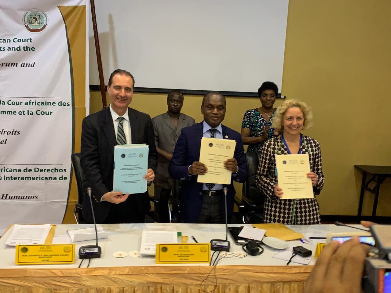 Corte IDH, Corte Africana y Tribunal Europeo firman declaración para consolidar espacios de diálogo permanente 2 img 1 cp 52 19